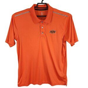 Mens Orange Knights Apparel Polo Shirt OSU Oklahoma State Cowboys Short Sleeve L